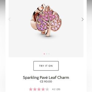 Pandora Sparking Pave Charm